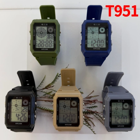 The YITONG basic model electronic watch from YITONG offers high cost performance and durability. It is specially designed for students to wear in class and daily life. The 951 square dual-time color men's and women's deep water-resistant luminous sports electronic watch is a trend The YITONG basic model electronic watch from YITONG offers high cost performance and durability. It is specially designed for students to wear in class and daily life. The 951 square dual-time color men's and women's deep water-resistant luminous sports electronic watch is a trend